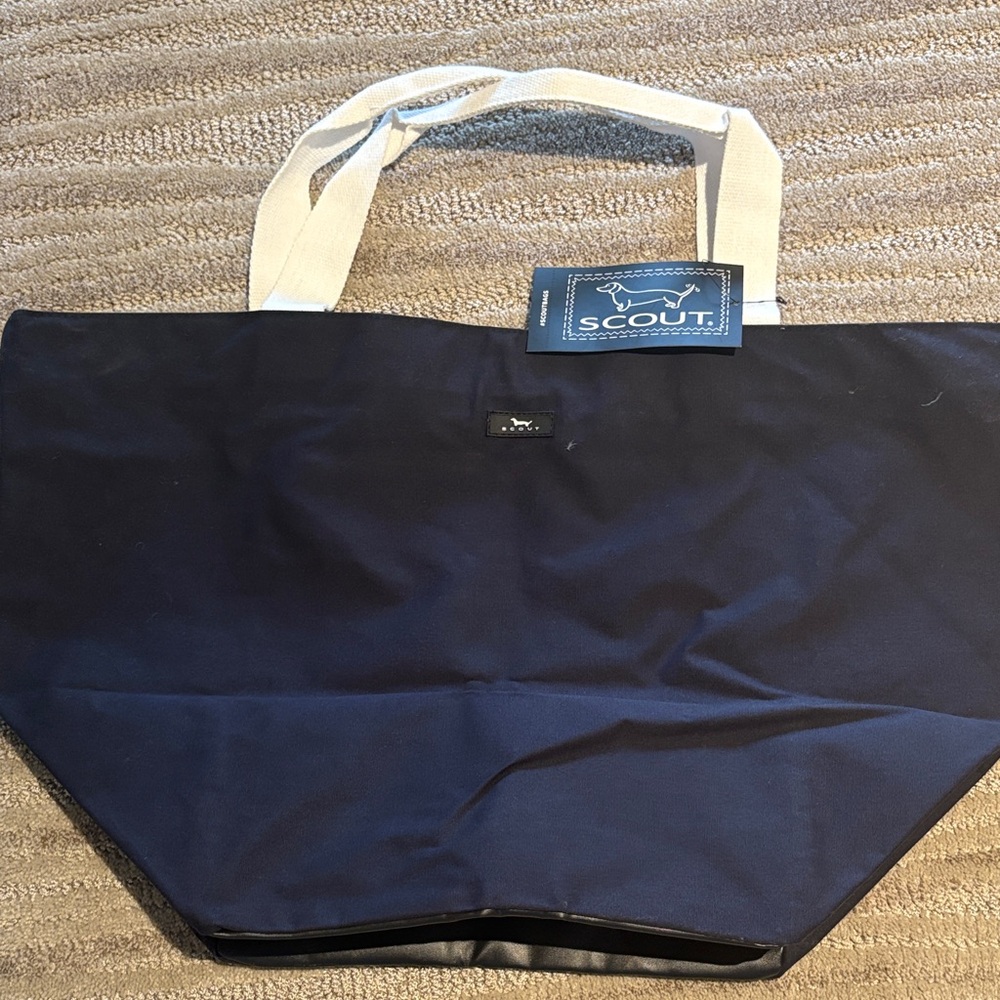 Scout Navy and White Travel Bag